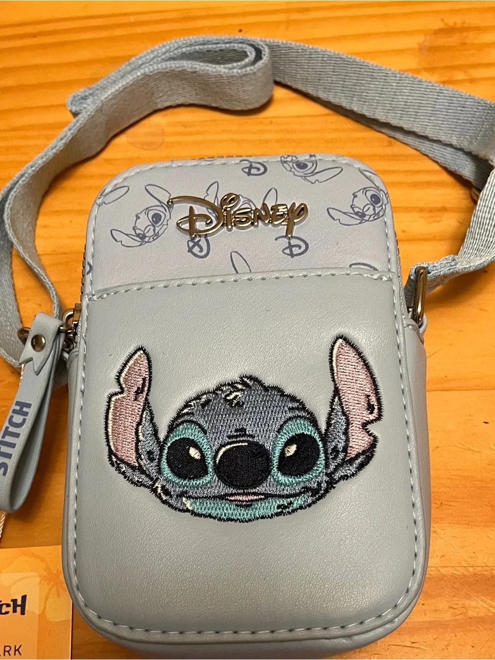 Disney x  Primark Light Blue Stitch Crossbody Mini Pouch New without tags